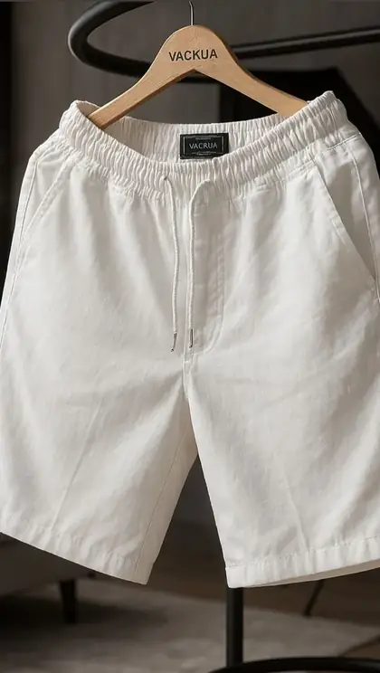 Pantaloneta de Lino Hueso