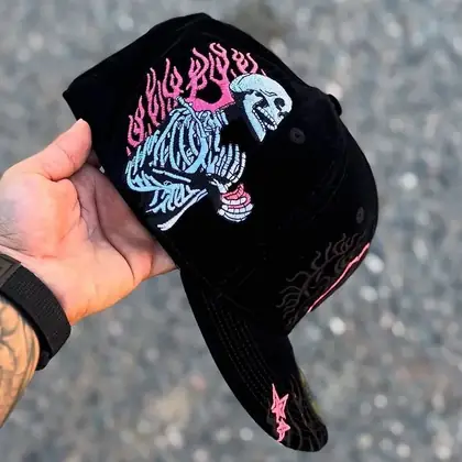 Snapback Skull Flame